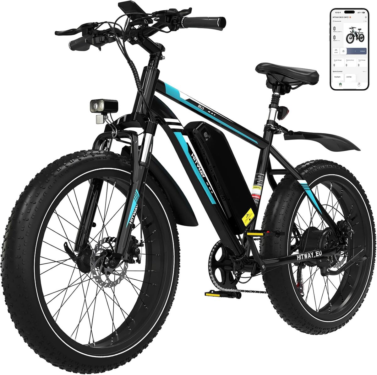 Test du vélo électrique HITWAY : vTT puissant et autonome