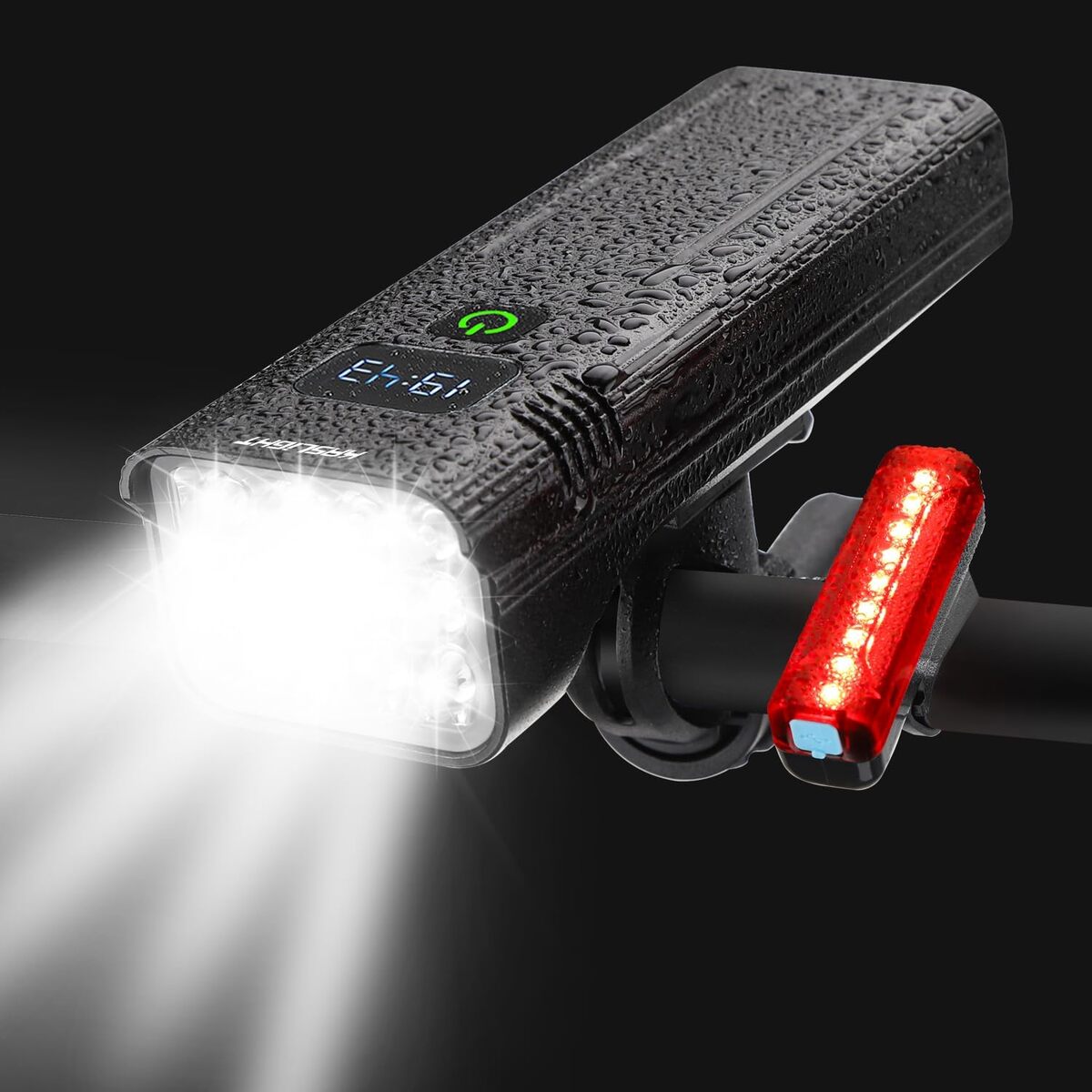 Test KASLIGHT lumières de vélo 10 000 mAh USB