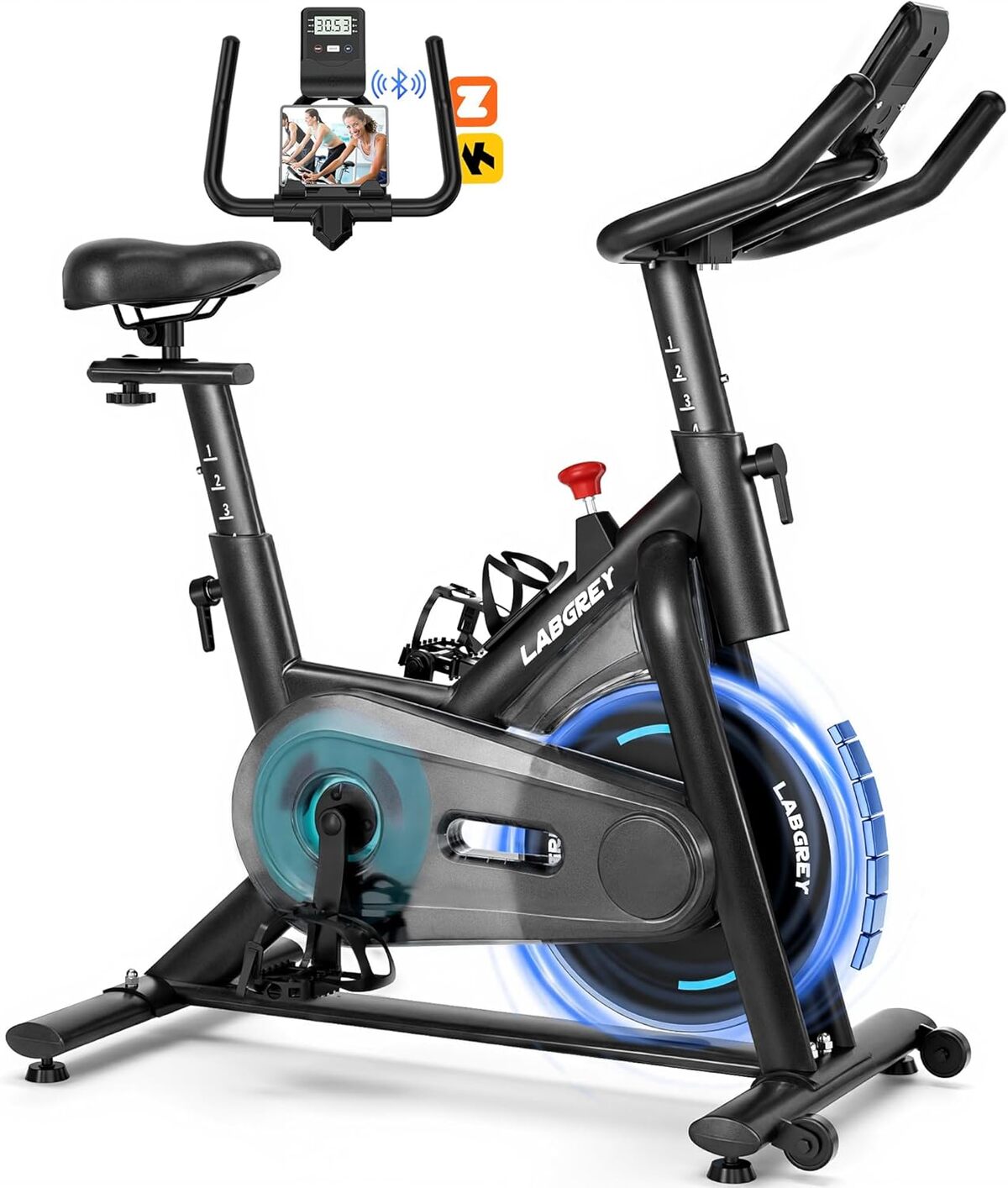 Test Labgrey vélo d'exercice magnétique 158 kg