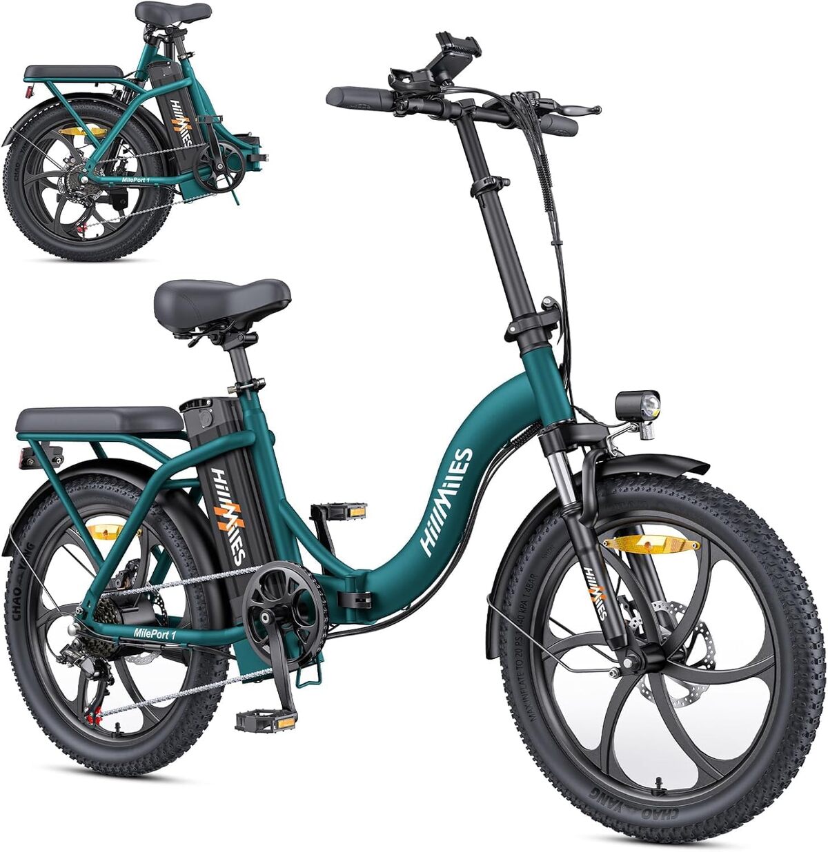 Test : vélo électrique HillMiles MilePort 1 - performance urbaine en vert