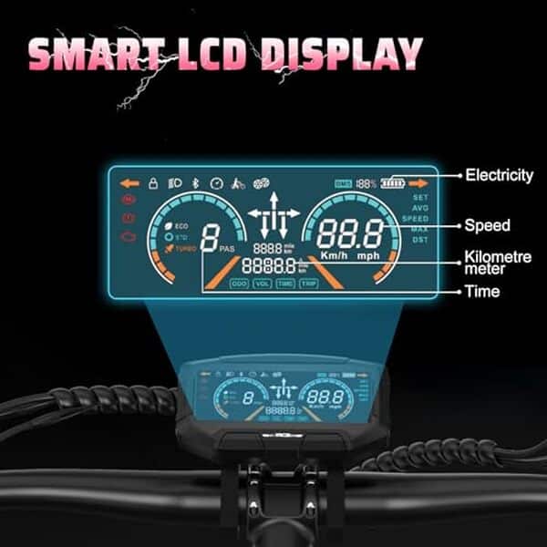 Découvrez le potentiel du vélo électrique RCB 27, 5 pouces : démarreur NFC pratique et autonomie prolongée pour des trajets sans effort.