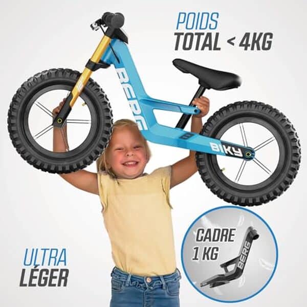 Découvrez notre test détaillé de la draisienne Berg Biky Cross 12 pouces : un cadre léger idéal pour les petits cyclistes passionnés.