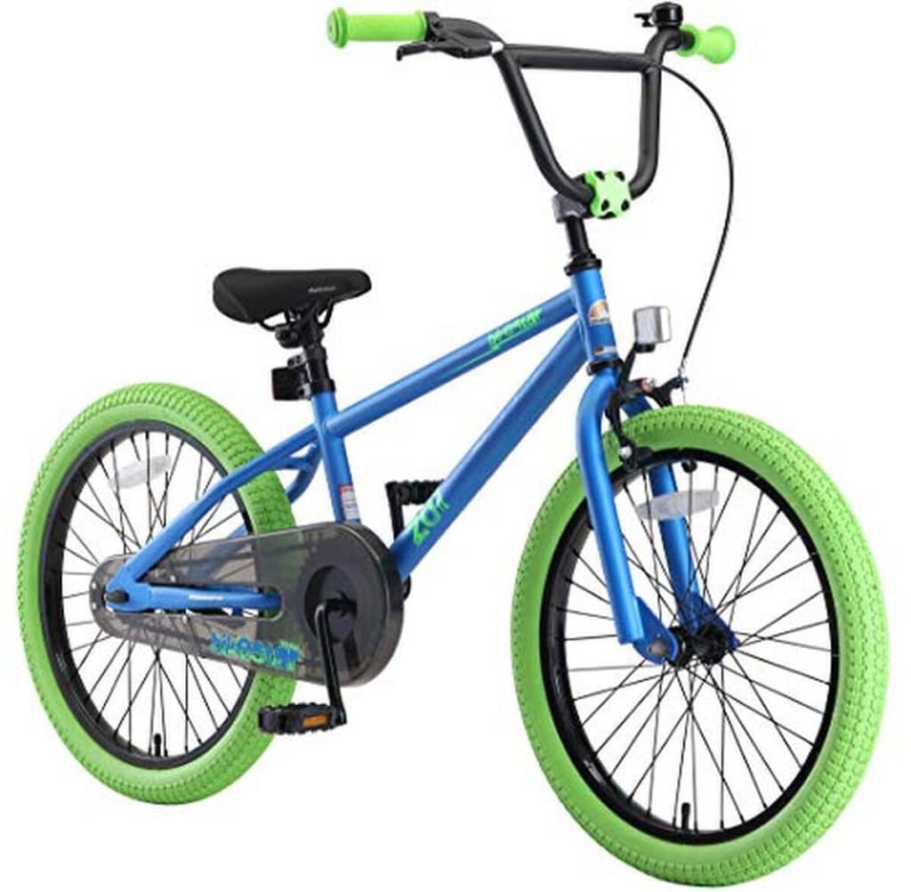 Test : bikestar vélo enfant 20 pouces BMX bleu-vert
