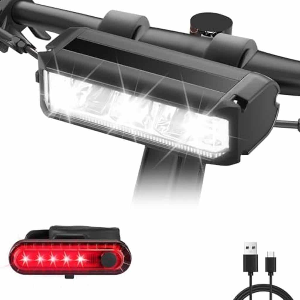 Test de la lumière de vélo LED ultra lumineuse