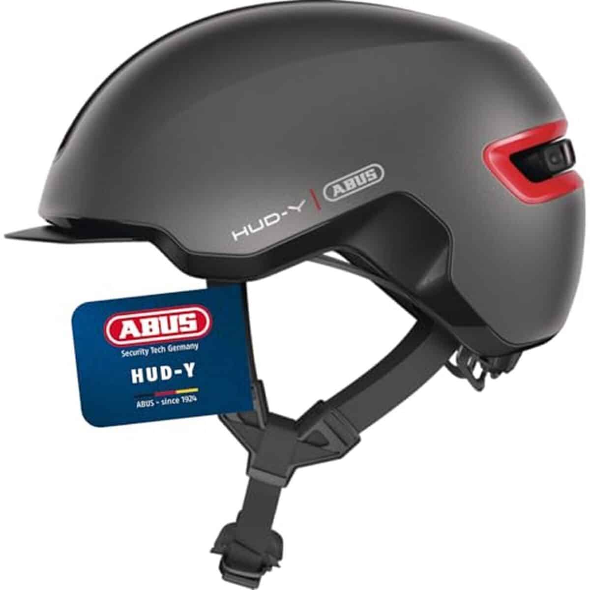 Test du casque de vélo Abus Urban HUD-Y : sécurité design et feu LED intégré