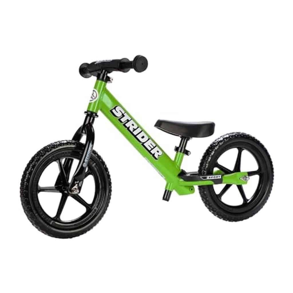Test du Strider Sport Green 12 : vélo tout-terrain pour enfants