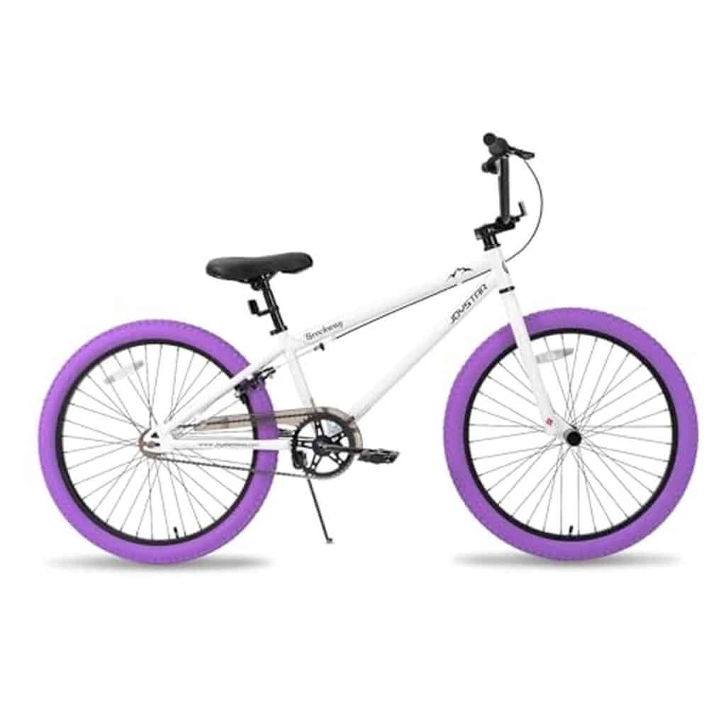 Test du vélo BMX freestyle JOYSTAR Gemsbok 20" violet pour enfants