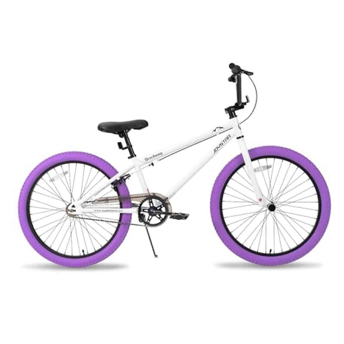 Test du vélo BMX freestyle JOYSTAR Gemsbok 20" violet pour enfants