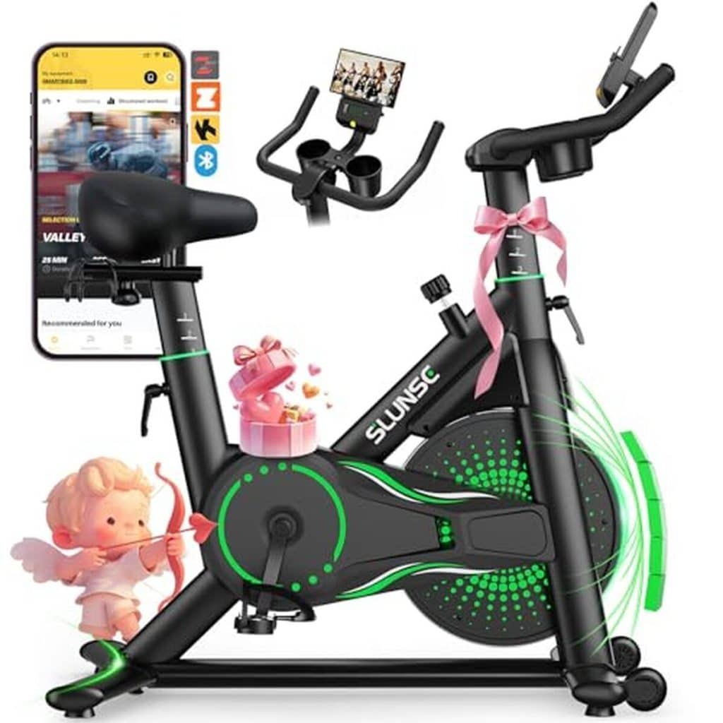 Test du vélo d'appartement SLUNSE : confort et performance intérieure