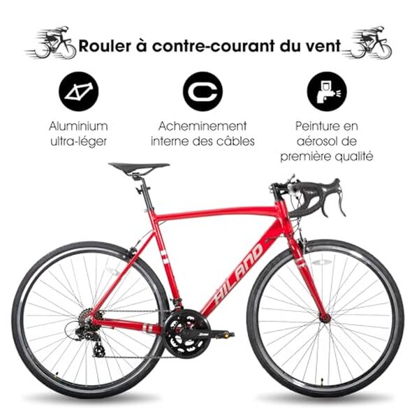 Découvrez le test du vélo hybride Hiland avec cadre en aluminium et 14 vitesses. Un modèle unisexe et performant pour les passionnés de cyclisme.