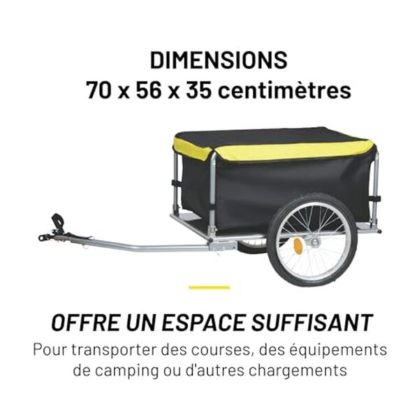 Découvrez notre test détaillé de la remorque vélo pliable Dunlop, une charette cargo incontournable pour transporter vos affaires facilement et efficacement.
