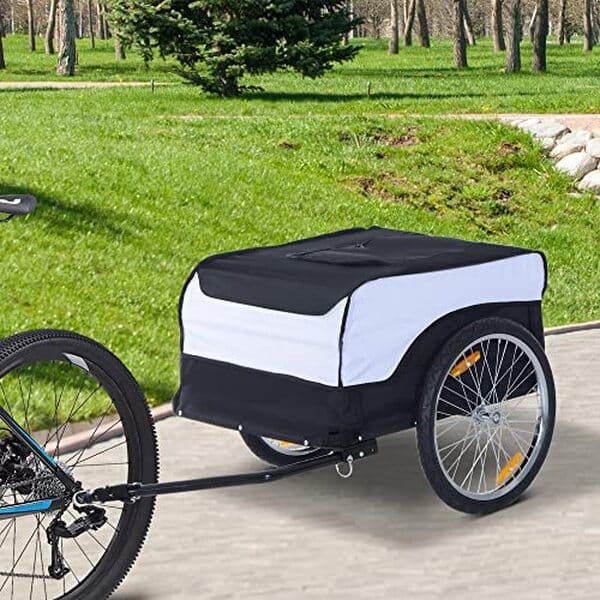 Découvrez notre test détaillé de la remorque cargo HOMCOM 40 kg : praticité, capacité de charge et performances pour vos trajets à vélo. 