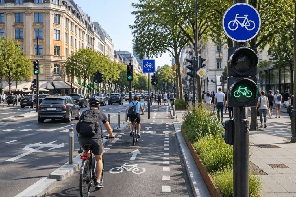 Nouvelle signalisation pour cyclistes : quel impact sur la circulation en ville ?