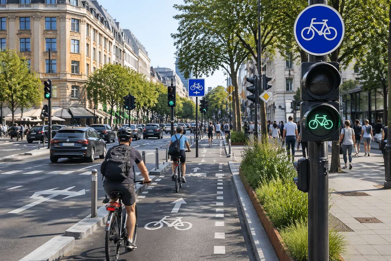 Nouvelle signalisation pour cyclistes : quel impact sur la circulation en ville ?