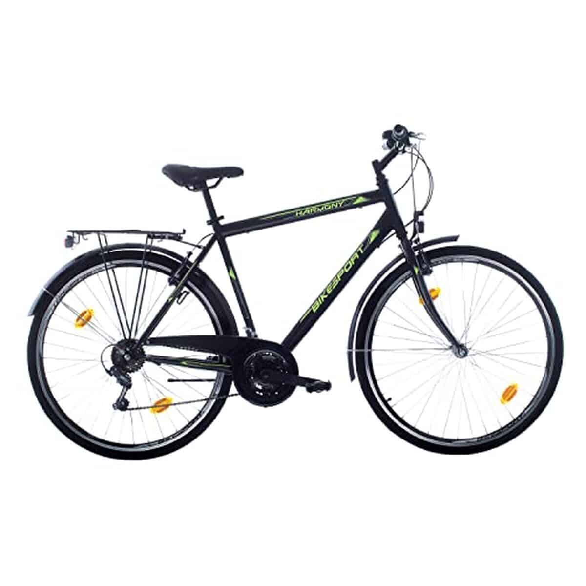 Essai du vélo de ville homme Bike Sport 28" - 6 vitesses bleu