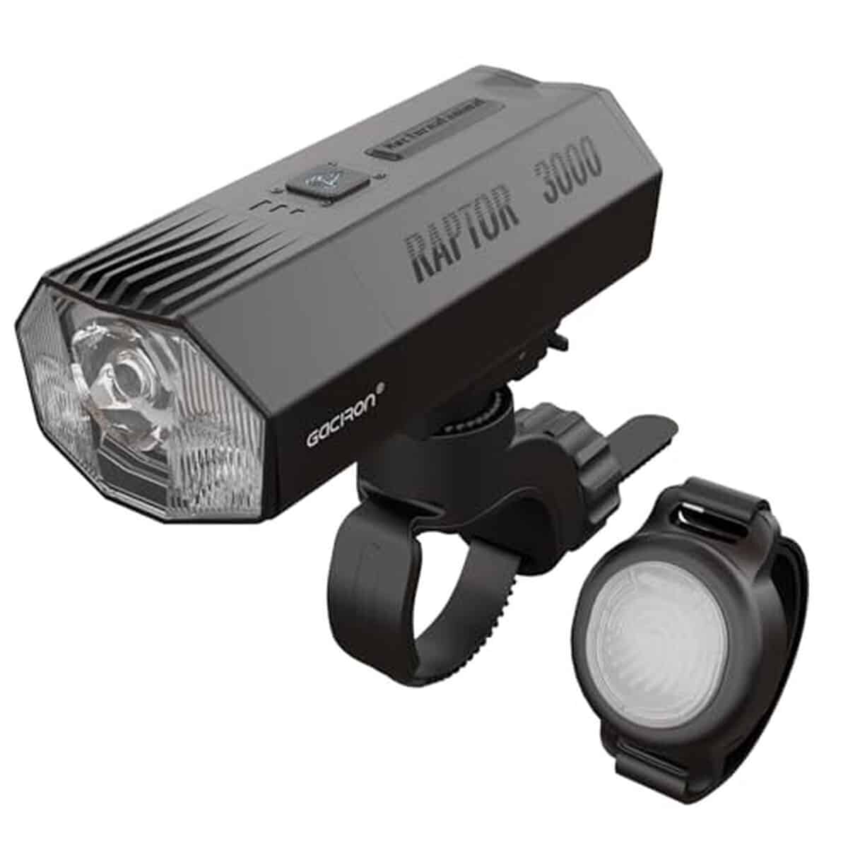 Test de la Gaciron : lumière vélo LED 3000 lumens