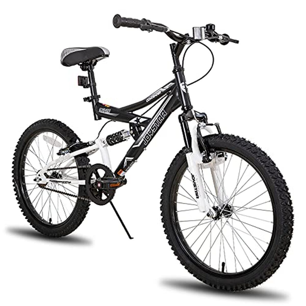 Test du vélo JOYSTAR VTT enfant 20 pouces : cadre acier et béquille