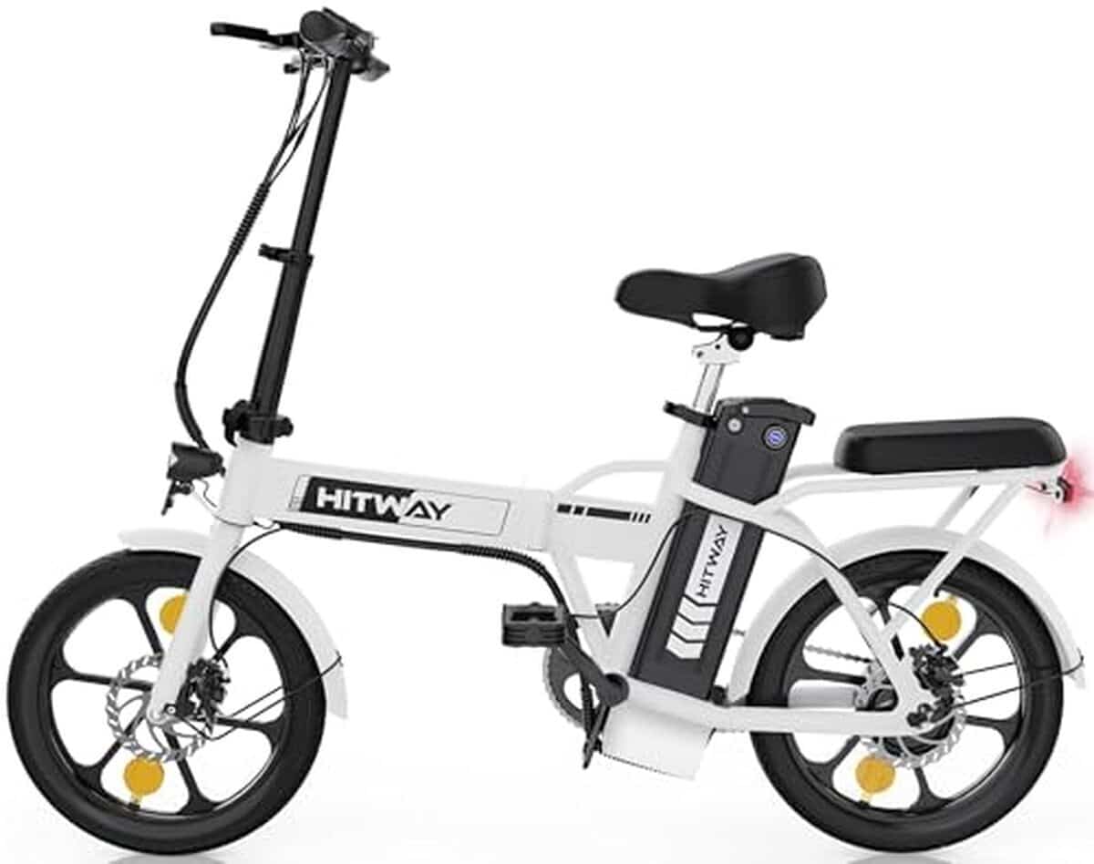 Test : hITWAY vélo pliable électrique 250W