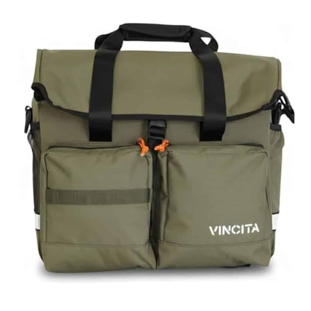 Test : sacoche vincita voyage atlas pour brompton, amovible et résistante (vert)