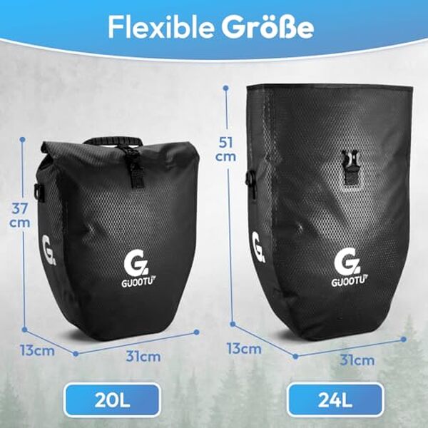Découvrez notre test détaillé des sacoches vélo 40 l GUOOTU : qualité, style et efficacité pour vos trajets à vélo. 
