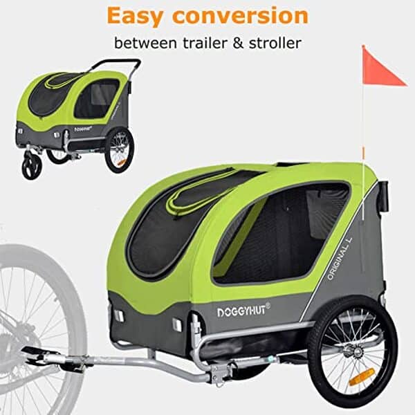 Découvrez notre test détaillé de la remorque vélo Doggyhut Original L : confort, sécurité et praticité pour promener votre chien à vélo. 