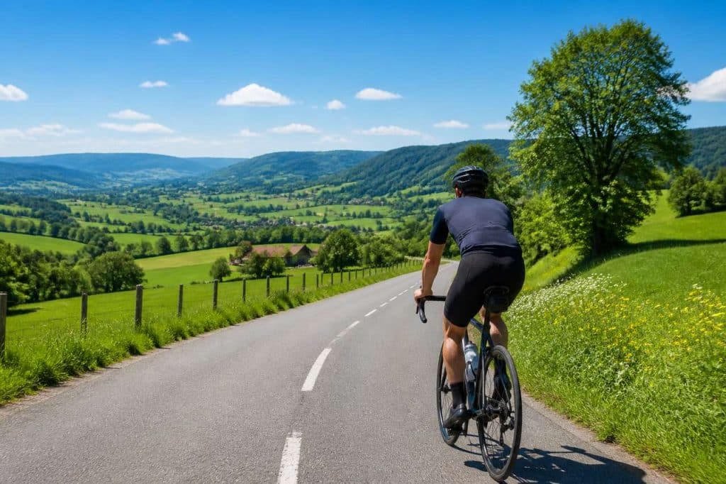 Quel est le temps moyen pour parcourir un kilomètre à vélo ?