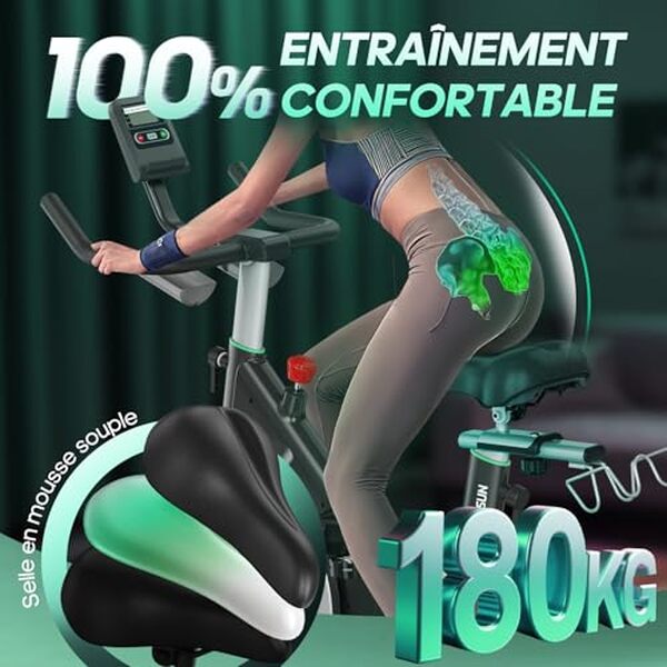 Découvrez notre avis détaillé sur le vélo d'appartement DMASUN : résistance magnétique, confort et performances pour votre entraînement à domicile.