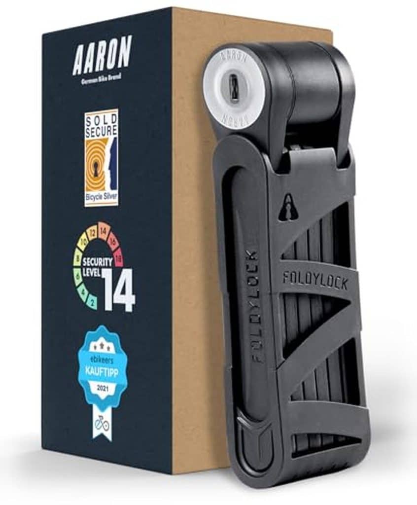 Test de l'antivol pliable Aaron niveau 14 : sécurité ultime pour vélos et motos