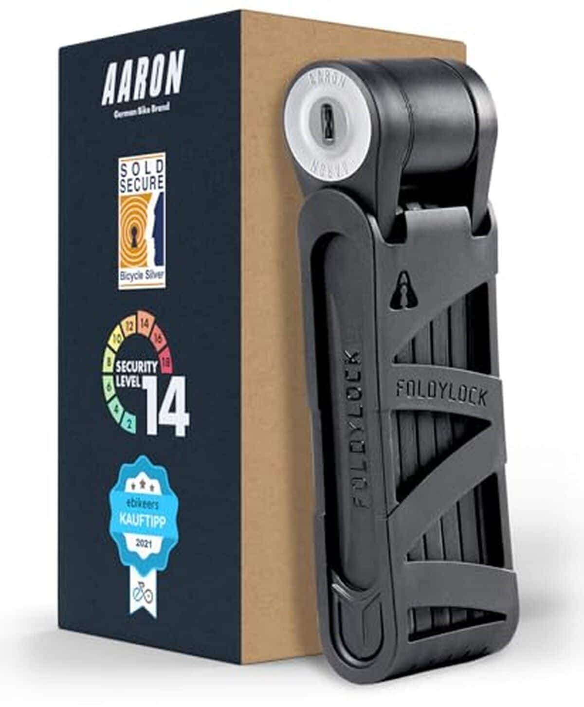 Test de l'antivol pliable Aaron niveau 14 : sécurité ultime pour vélos et motos