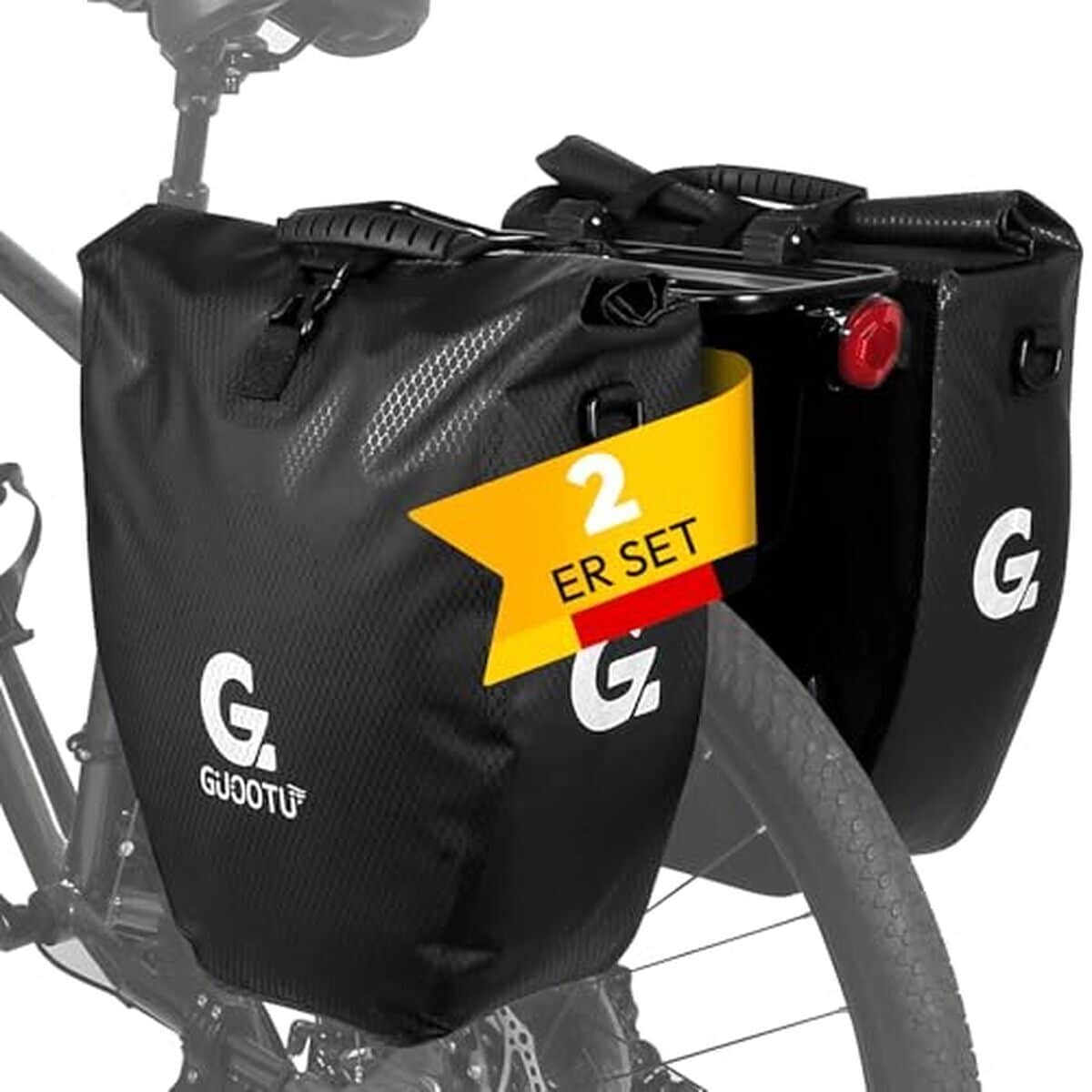 Test des sacoches vélo 40 l GUOOTU : efficacité et style