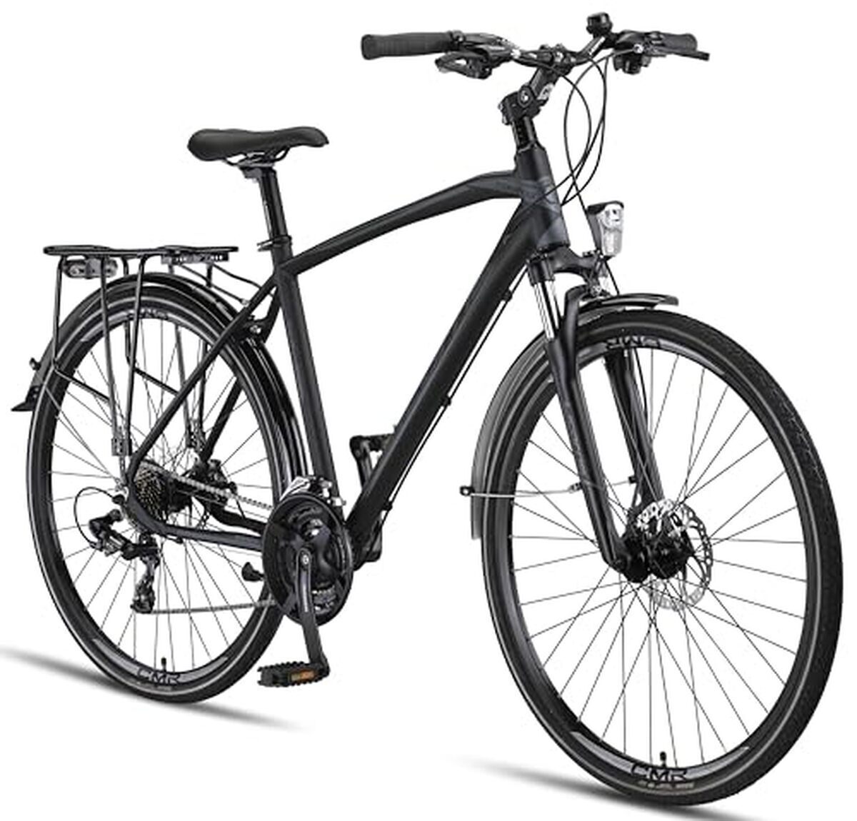 Test du vélo Licorne Bike de trekking 28” en aluminium - 21 vitesses