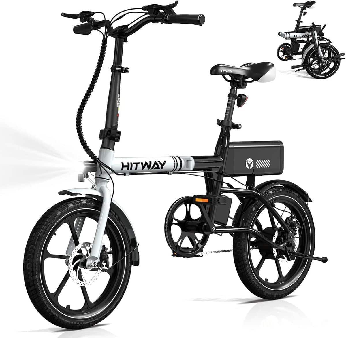 Test : hitway vélo électrique pliable E16, moteur 250W et autonomie optimisée