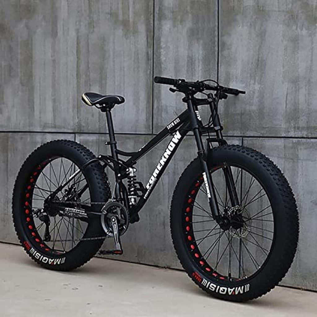 Test : uJKDDDCC vélo de montagne 26" gros pneus multi-vitesses
