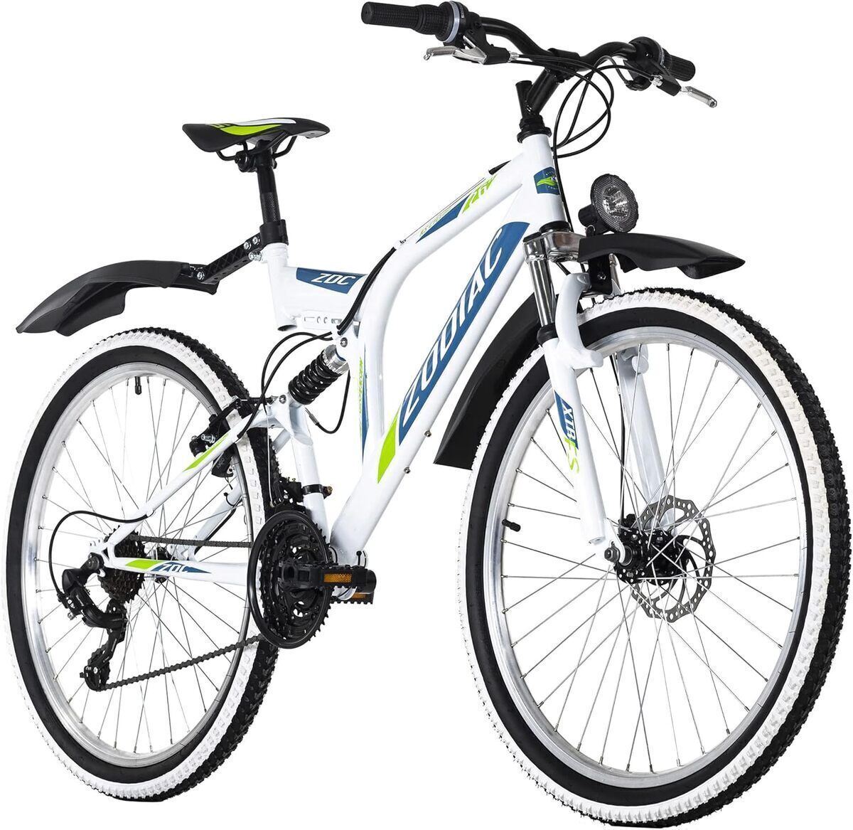 Test : vtt KS Cycling Zodiac 26" blanc-vert