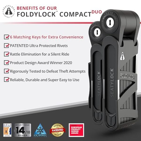 Découvrez notre test complet du Seatylock FoldyLock, l'antivol pliable idéal pour sécuriser votre vélo. Design compact, robustesse et praticité au rendez-vous.