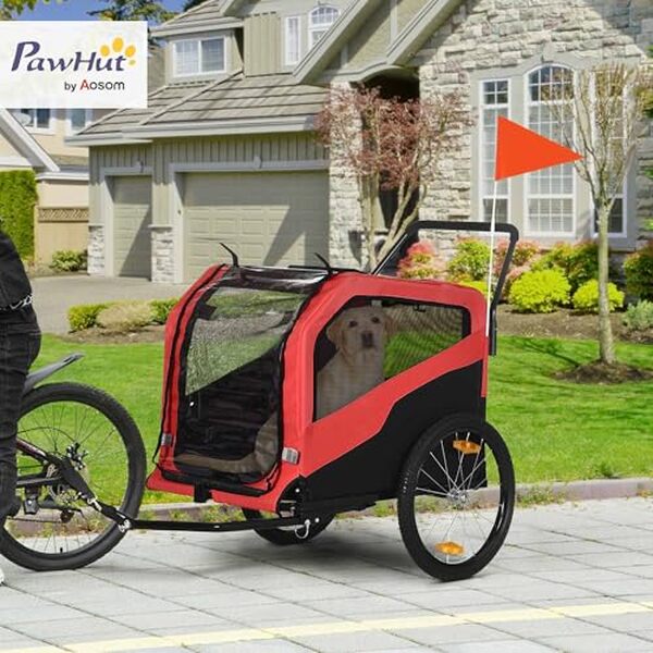 Découvrez notre test complet de la remorque vélo PawHut 2 en 1 pour chien rouge : caractéristiques, avantages et performances pour transporter votre animal en toute sécurité. 