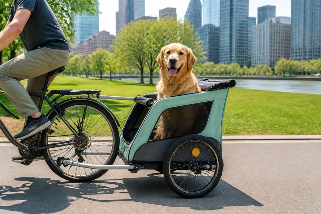 Remorque vélo pour gros chien (70 kg) : comment bien la choisir ?