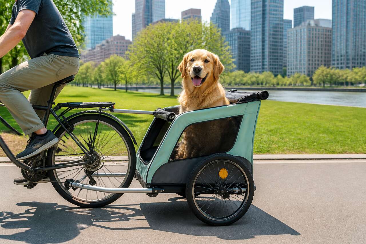 Remorque vélo pour gros chien (70 kg) : comment bien la choisir ?