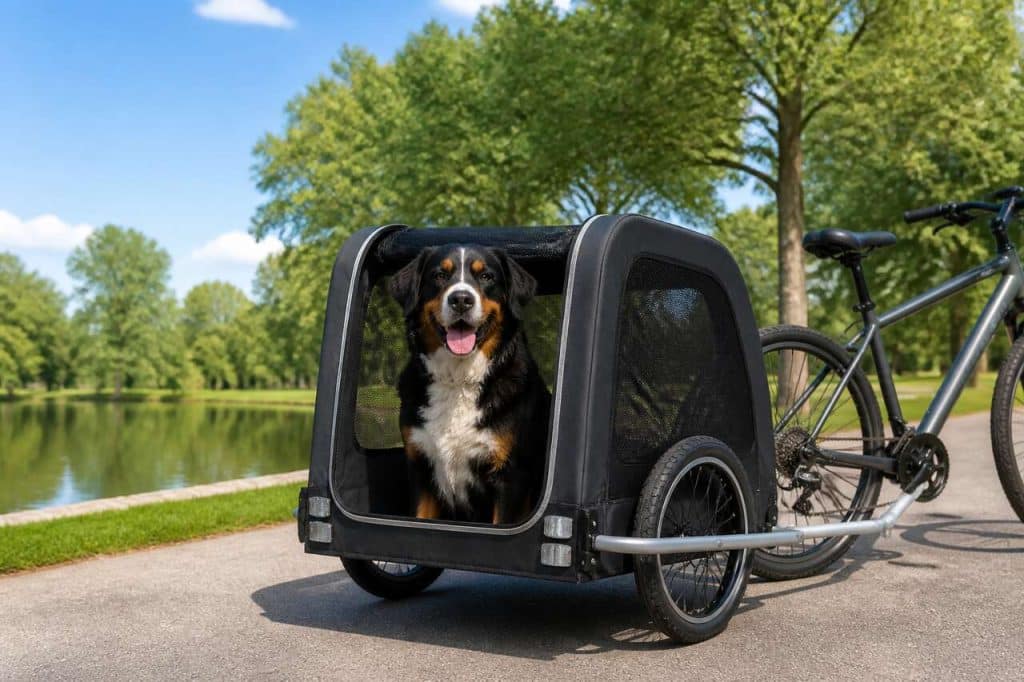 Remorque vélo pour gros chien (70 kg) : comment bien la choisir ?