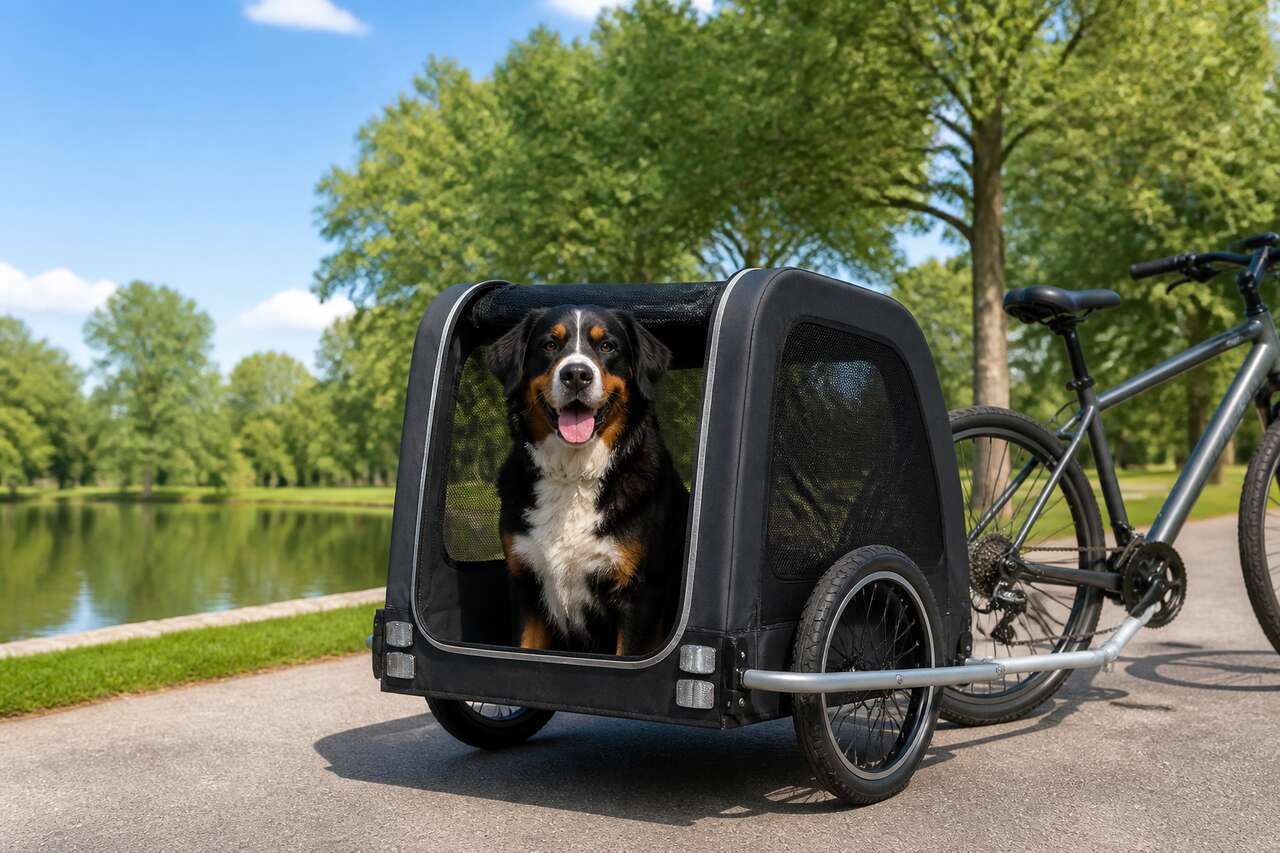 Remorque vélo pour gros chien (70 kg) : comment bien la choisir ?