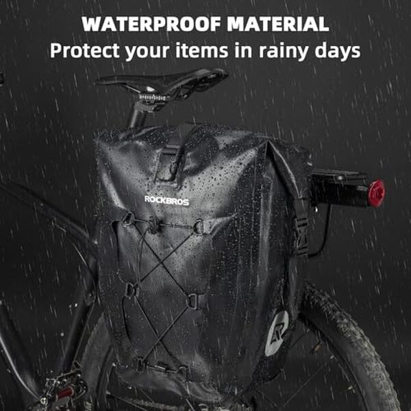 Découvrez notre test complet de la sacoche vélo arrière Rockbros 25L : capacité, étanchéité et performance pour vos trajets à vélo.