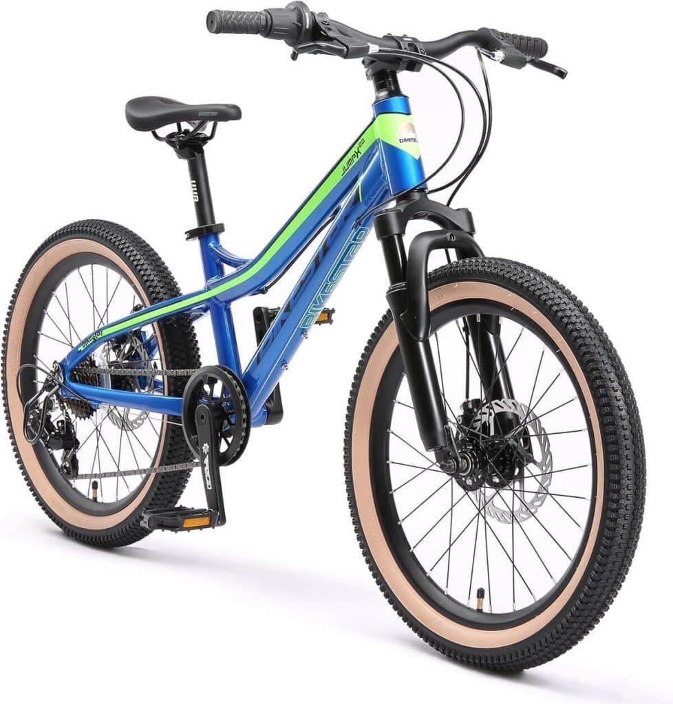 Test : bikestar VTT enfant 20 pouces, 7 vitesses Shimano