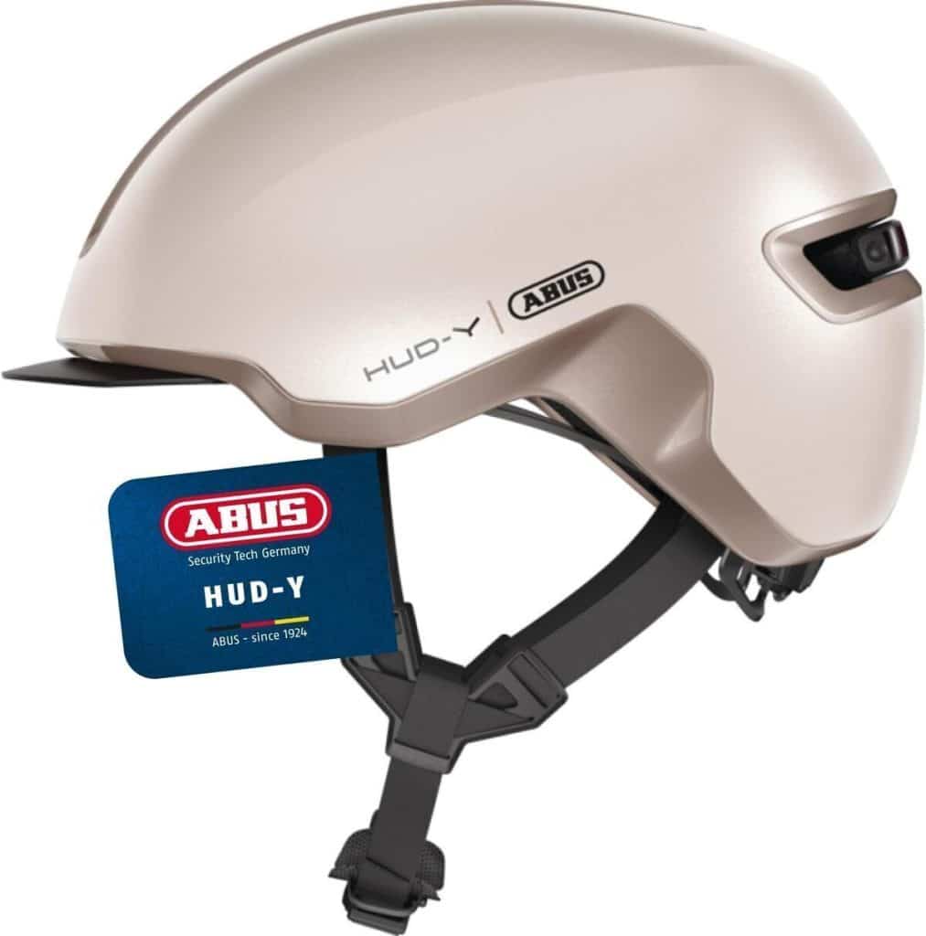 Test : casque vélo Abus urban helm hud-y avec feu led rechargeable