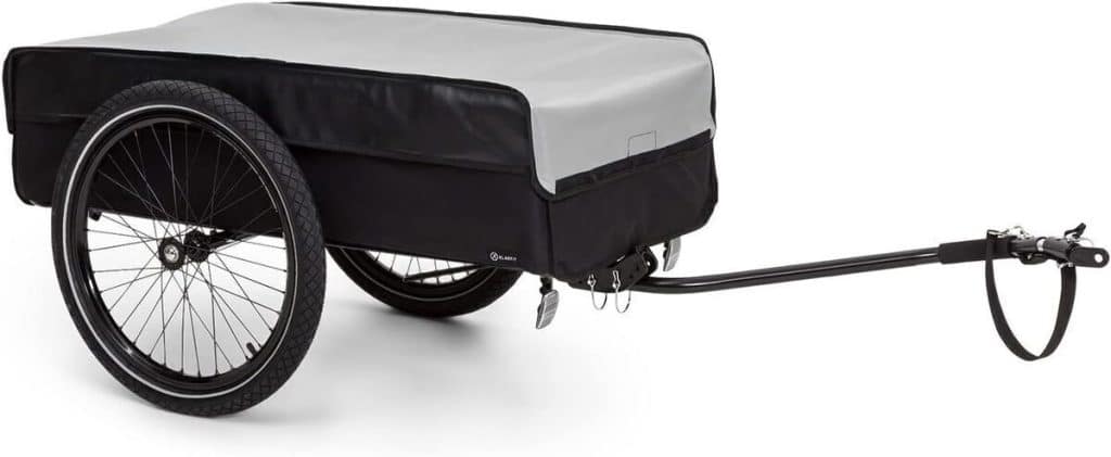 Test de la remorque vélo Klarfit Cargo : idéale pour camping et trekking