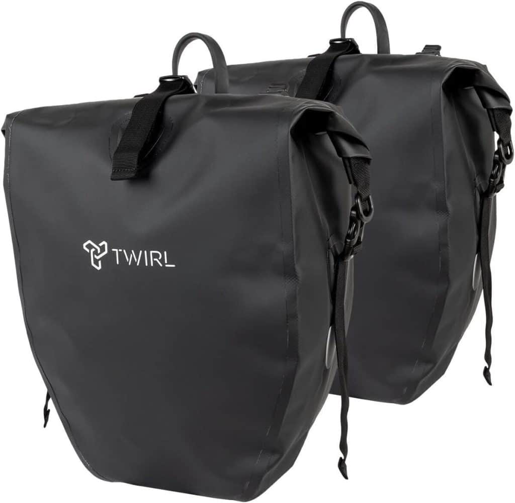 Test de la sacoche de vélo TWIRL 44L avec bandoulière