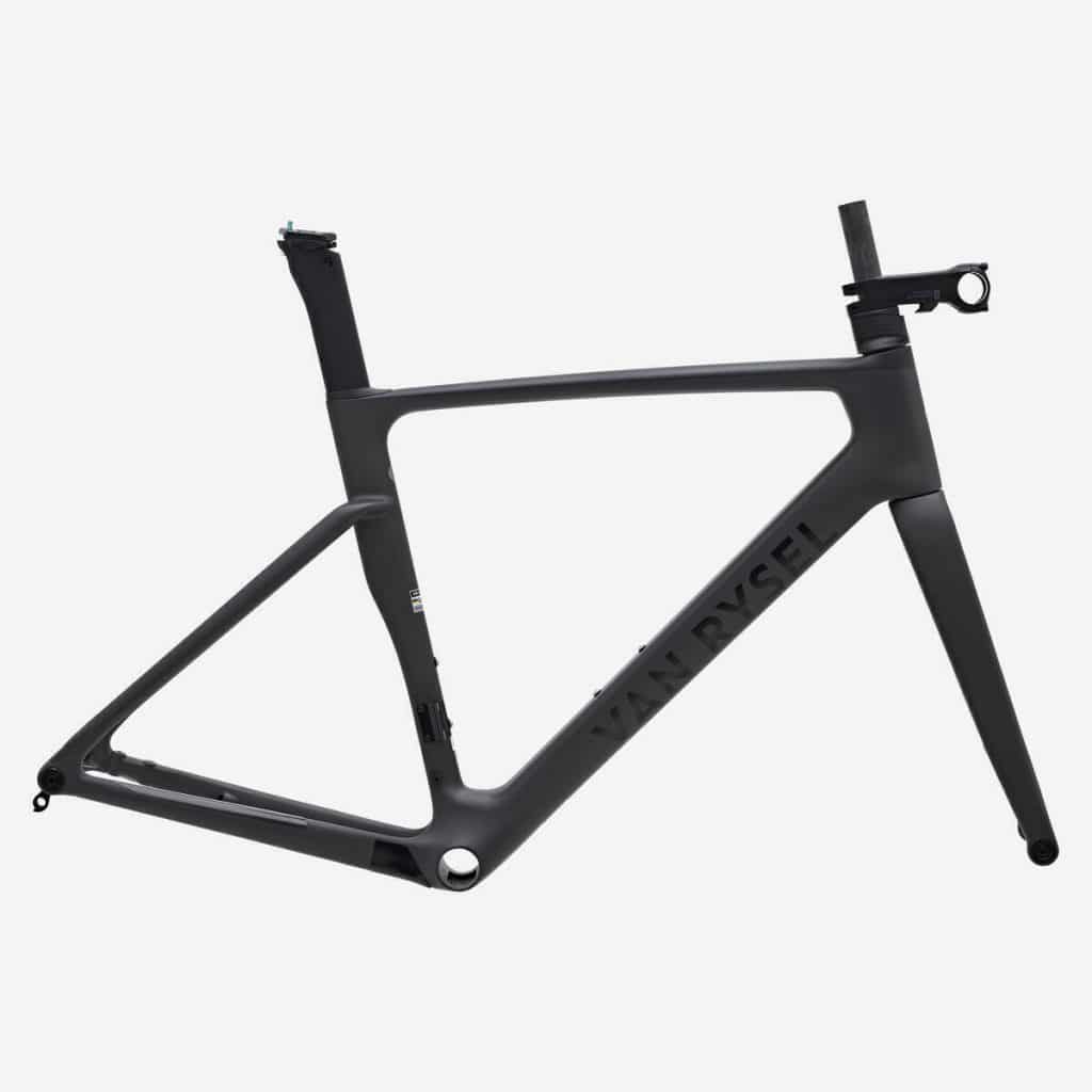 Test du kit cadre de vélo Decathlon RCR Pro carbone gris