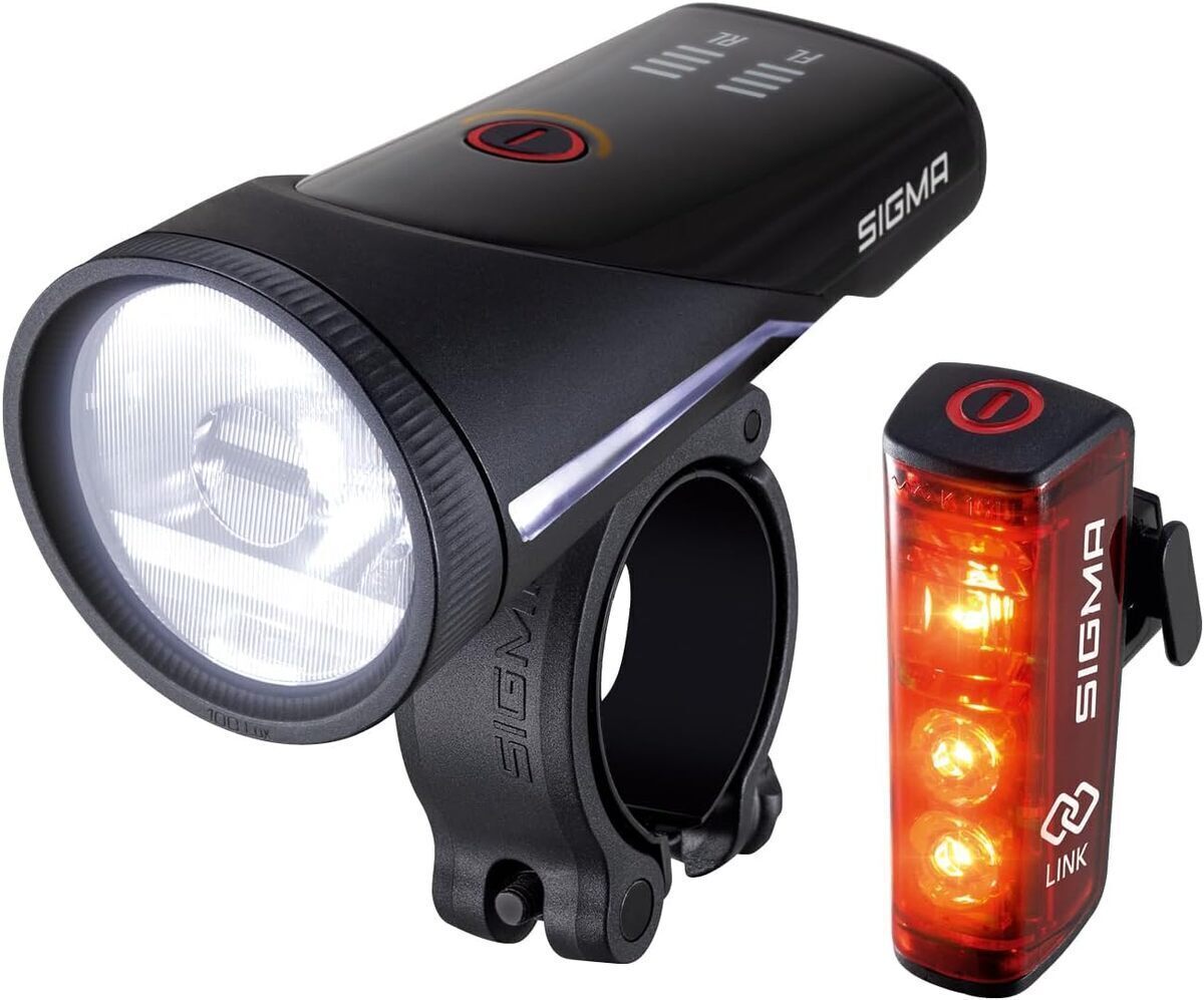 Test du kit d'éclairage vélo sigma aura 100/blaze link : performance et innovation