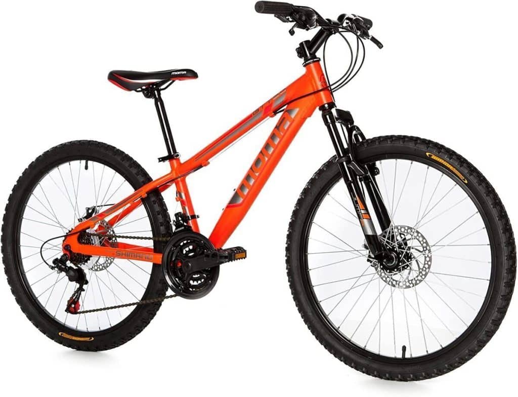 Test du VTT enfant GTT24 de Moma Bikes : aluminium, shimano 21V, freins à disque