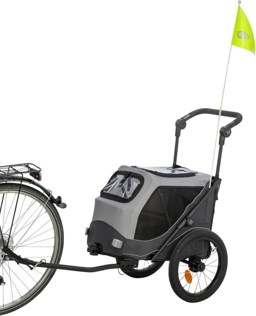 Test : remorque pliable Trixie pour vélo