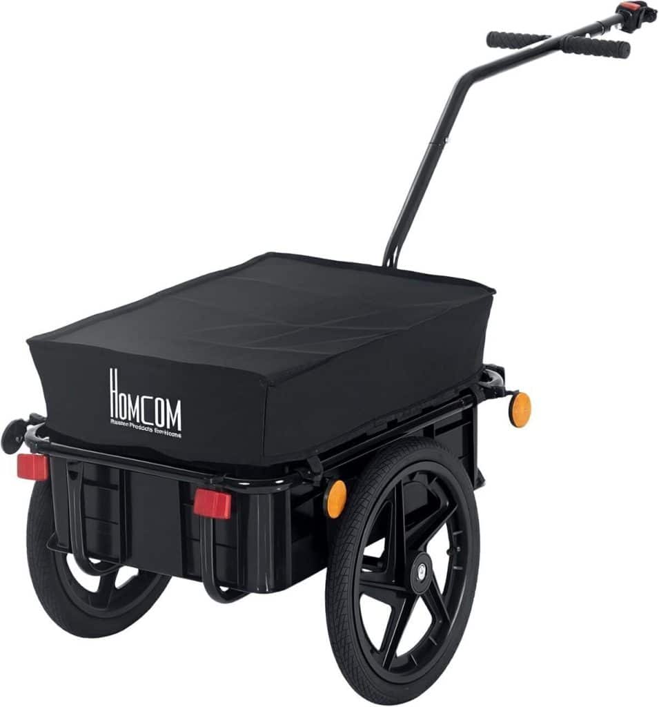 Test : remorque vélo HOMCOM, transport efficace